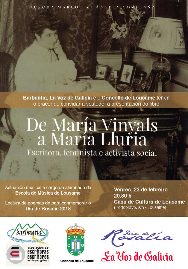 Presentación libro De María Vinyals a María Lluria