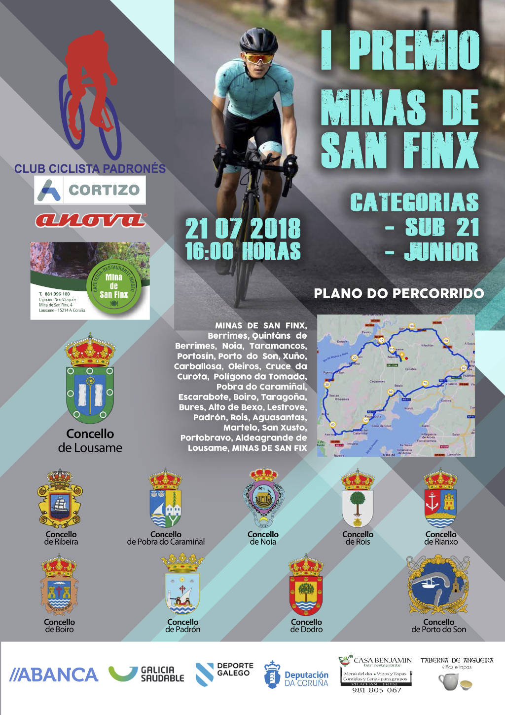 I Premio Minas de San Finx de Ciclismo