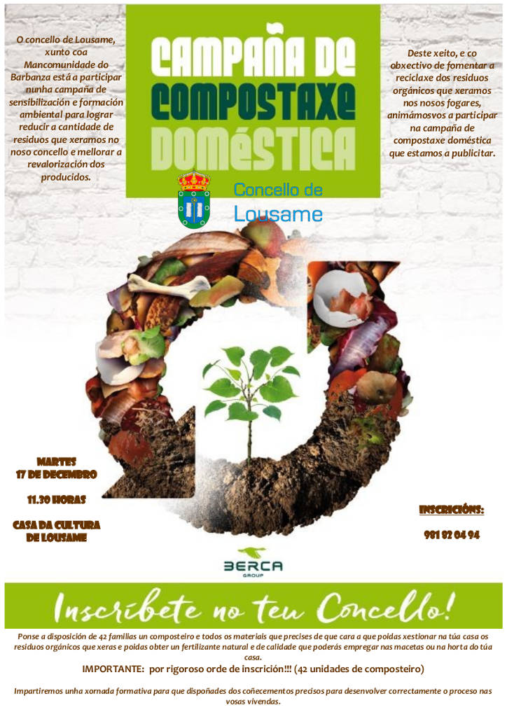 Campaña de compostaxe doméstica do concello de Lousame