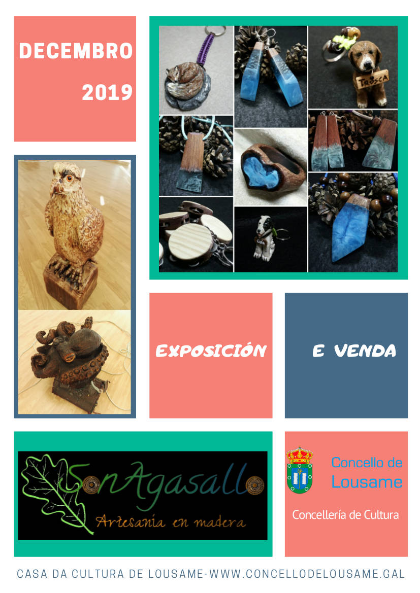 Exposición SonAgasallo-Artesanía en madeira