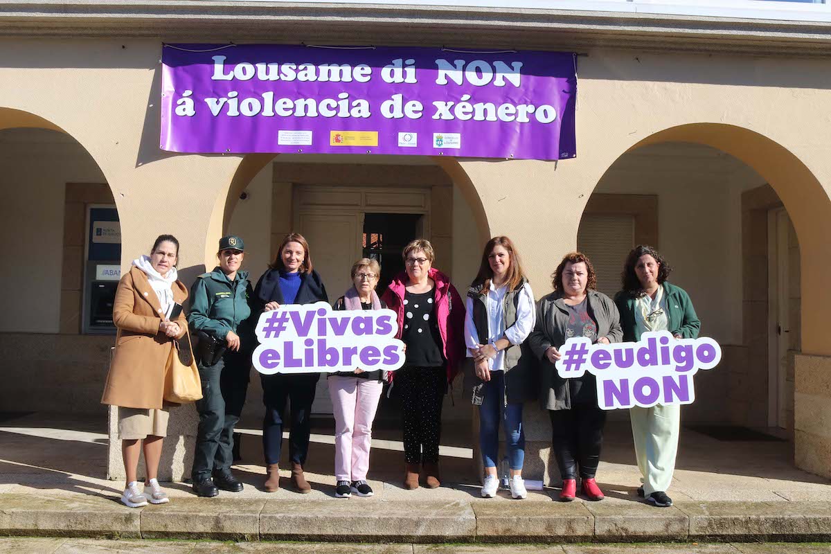 O Concello de Lousame pon en marcha a campaña de sensibilización “Eu digo NON á violencia de xénero”