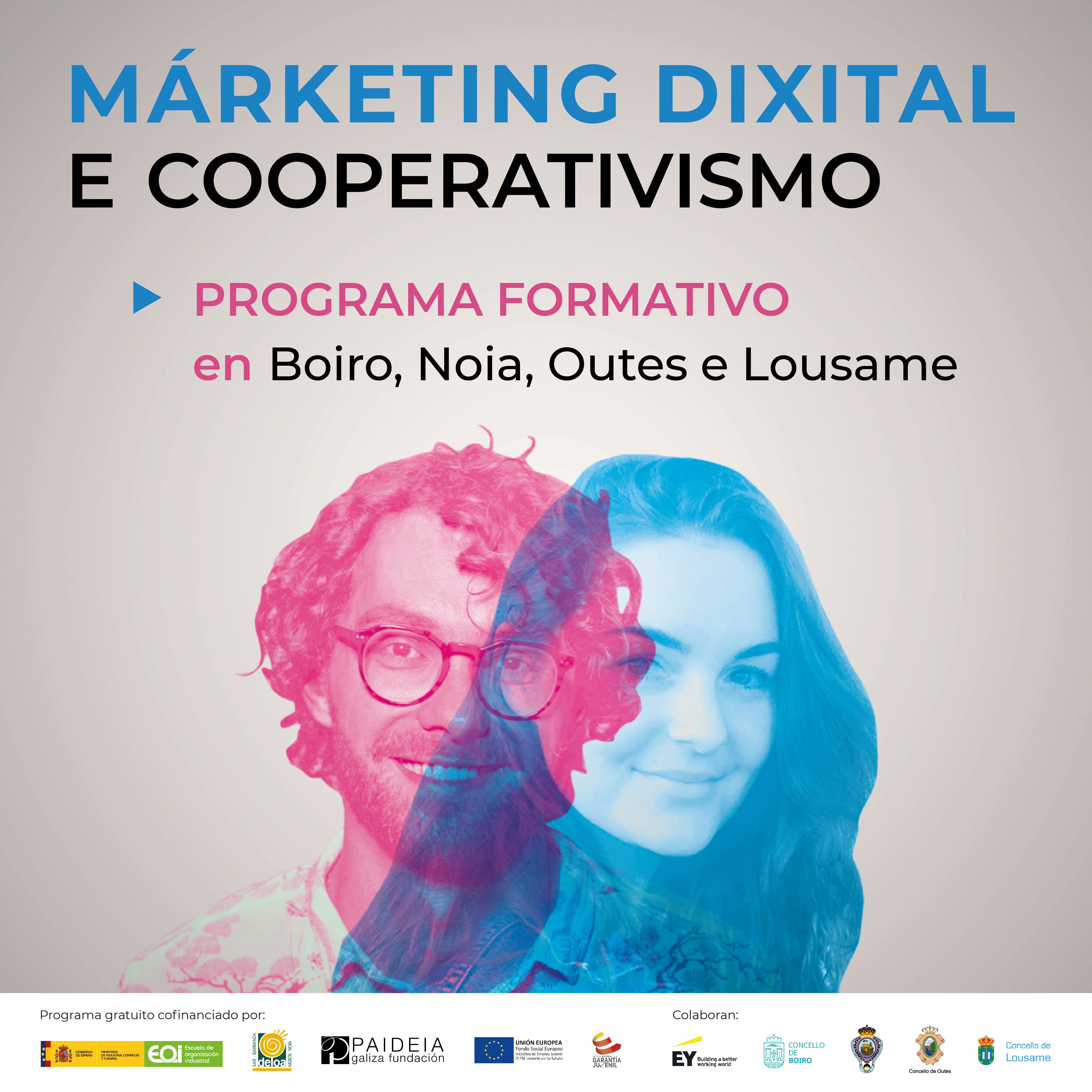 RECORDATORIO PRAZO INSCRICIÓNS DA ACCIÓN FORMATIVA MARKETING DIXITAL E COOPERATIVISMO