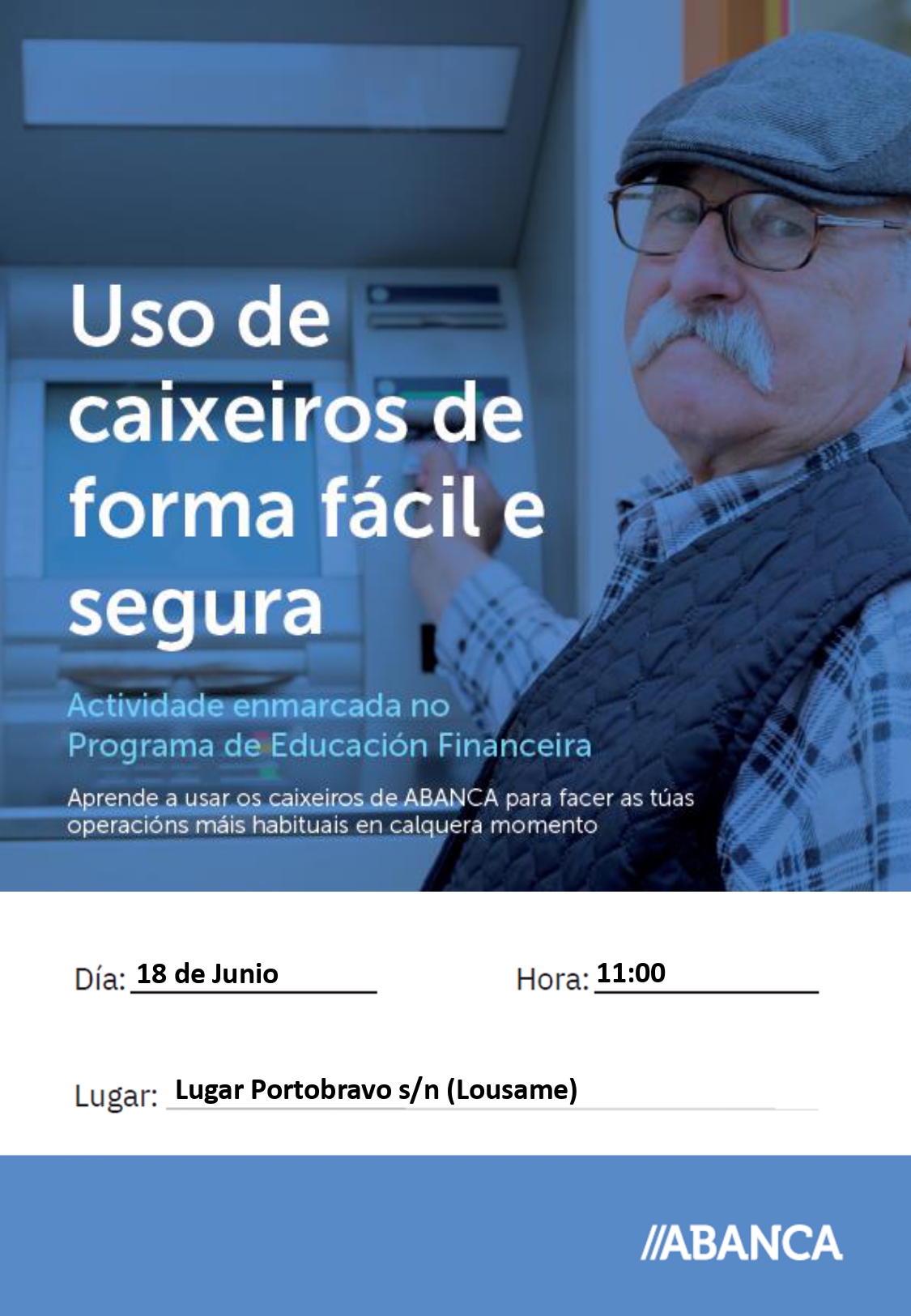 USO DE CAIXEIROS DE FORMA FÁCIL E SEGURA