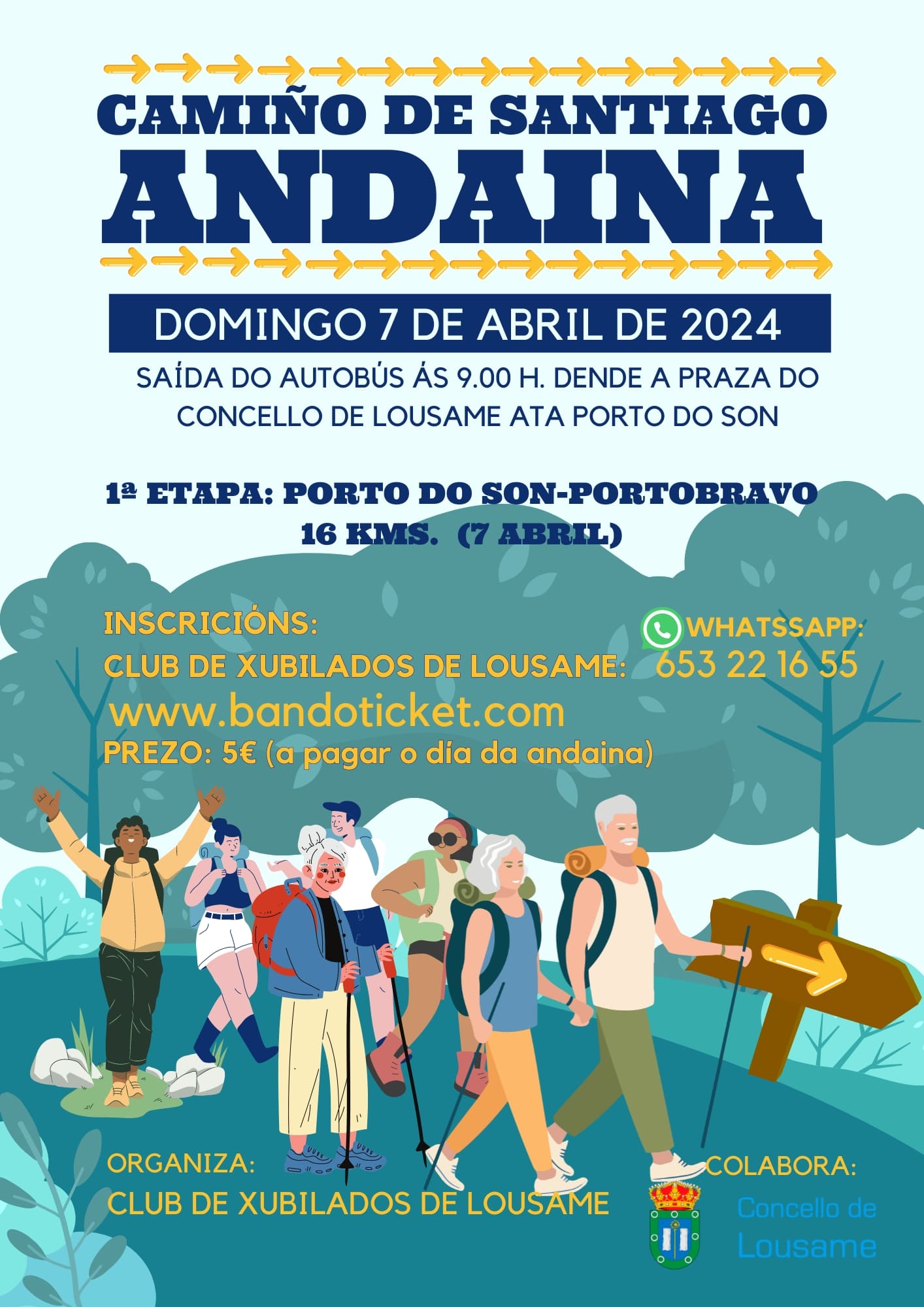 Camiño de Santiago Andaina