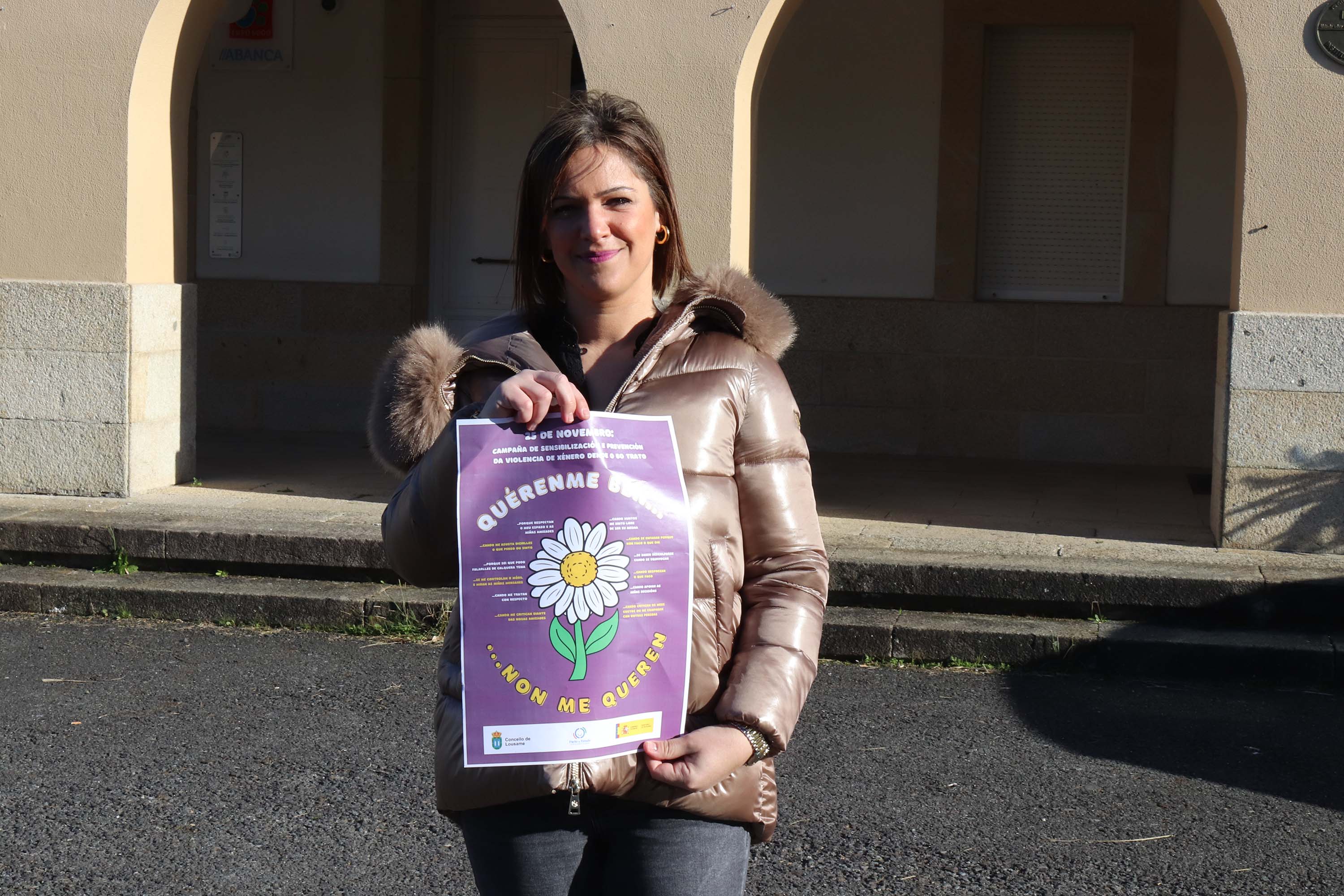 O Concello de Lousame pon en marcha a campaña “Quérenme ben”, de sensibilización contra a violencia de xénero