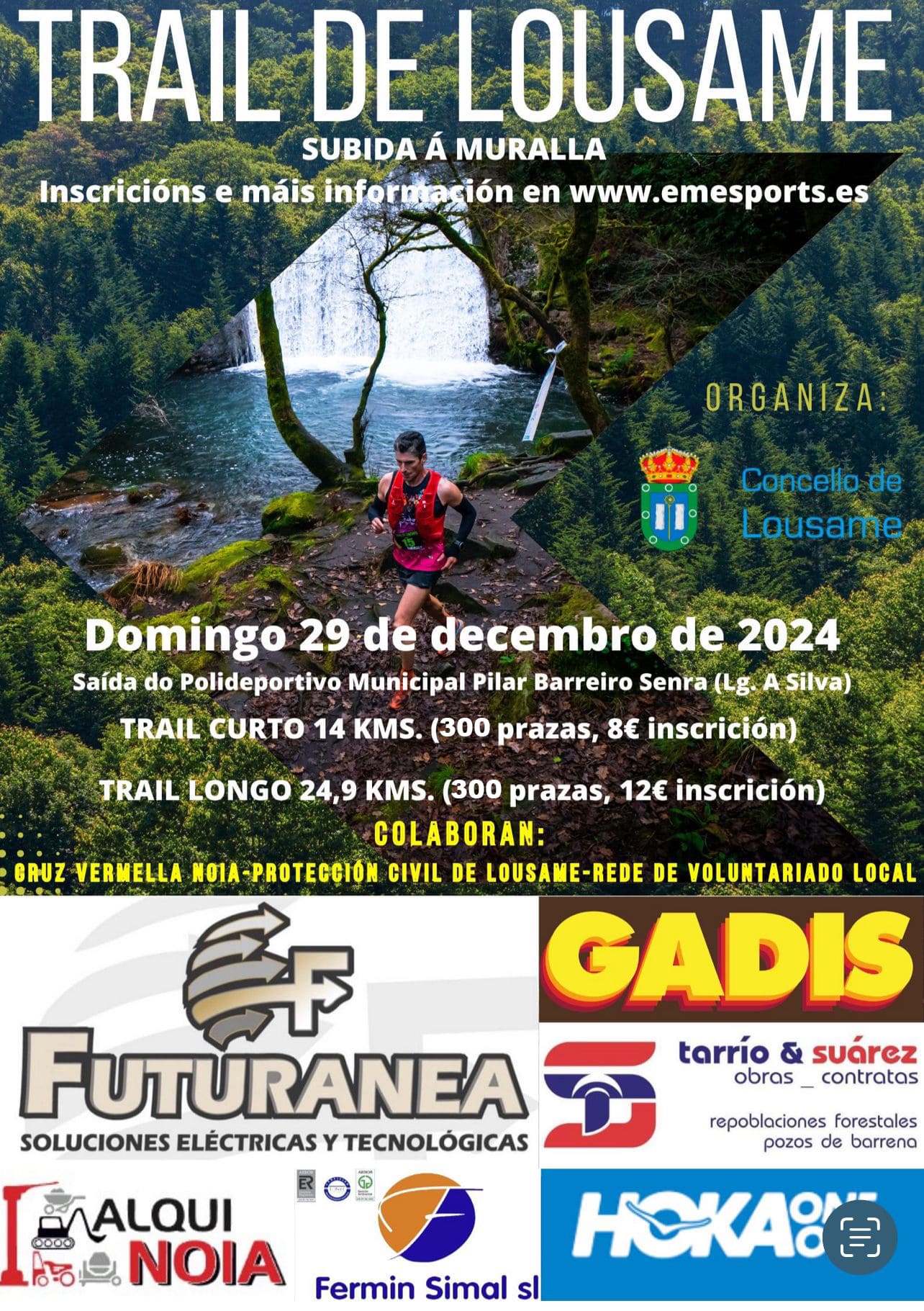 Abertas inscricións no Trail de Lousame, que terá lugar o domingo 29 de decembro