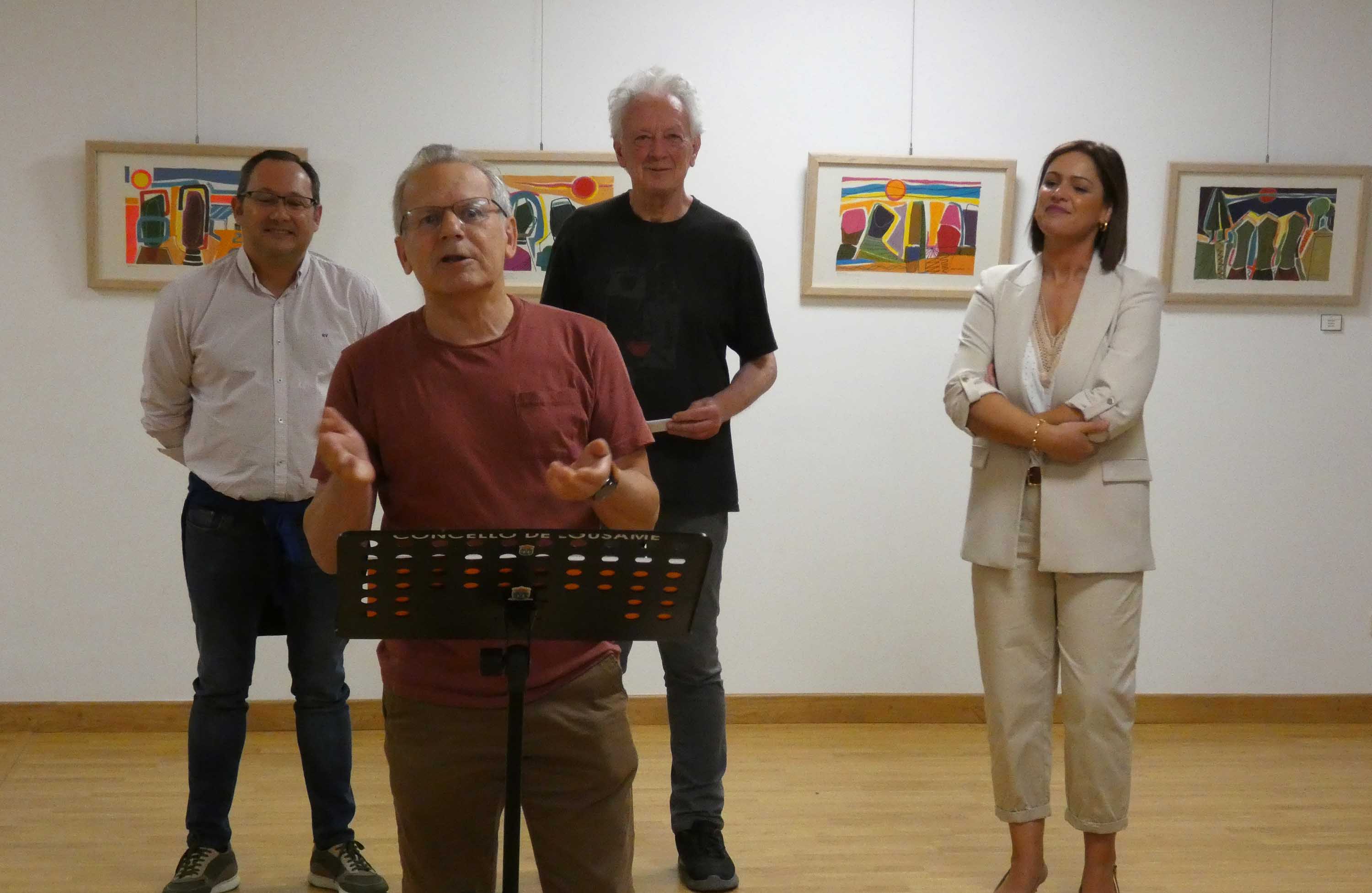 A Casa da Cultura de Lousame acollerá ata o 30 de outubro a exposición “Novos Vieiros”,  41 cadros de José Luís Veiras Manteiga