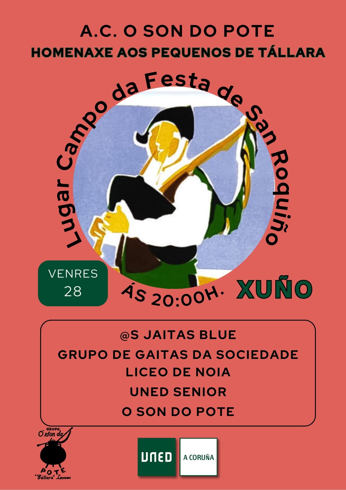 A.C. O SON DO POTE - Homenaxe aos pequenos de tállara
