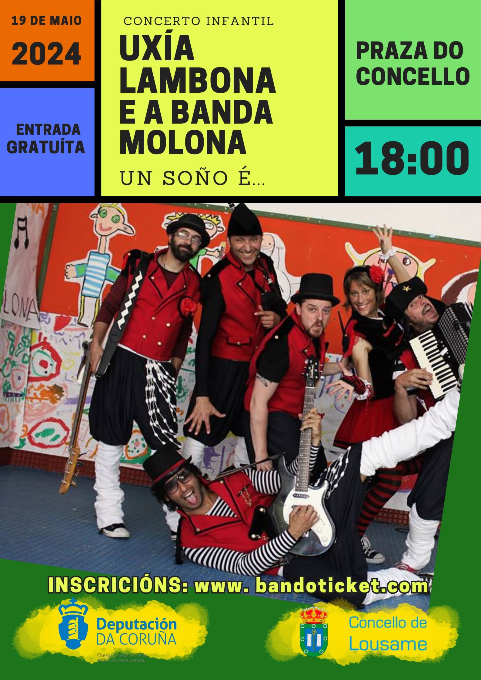 CONCERTO INFANTIL-Uxía Lambona e a Banda Molona- Un Soño é...