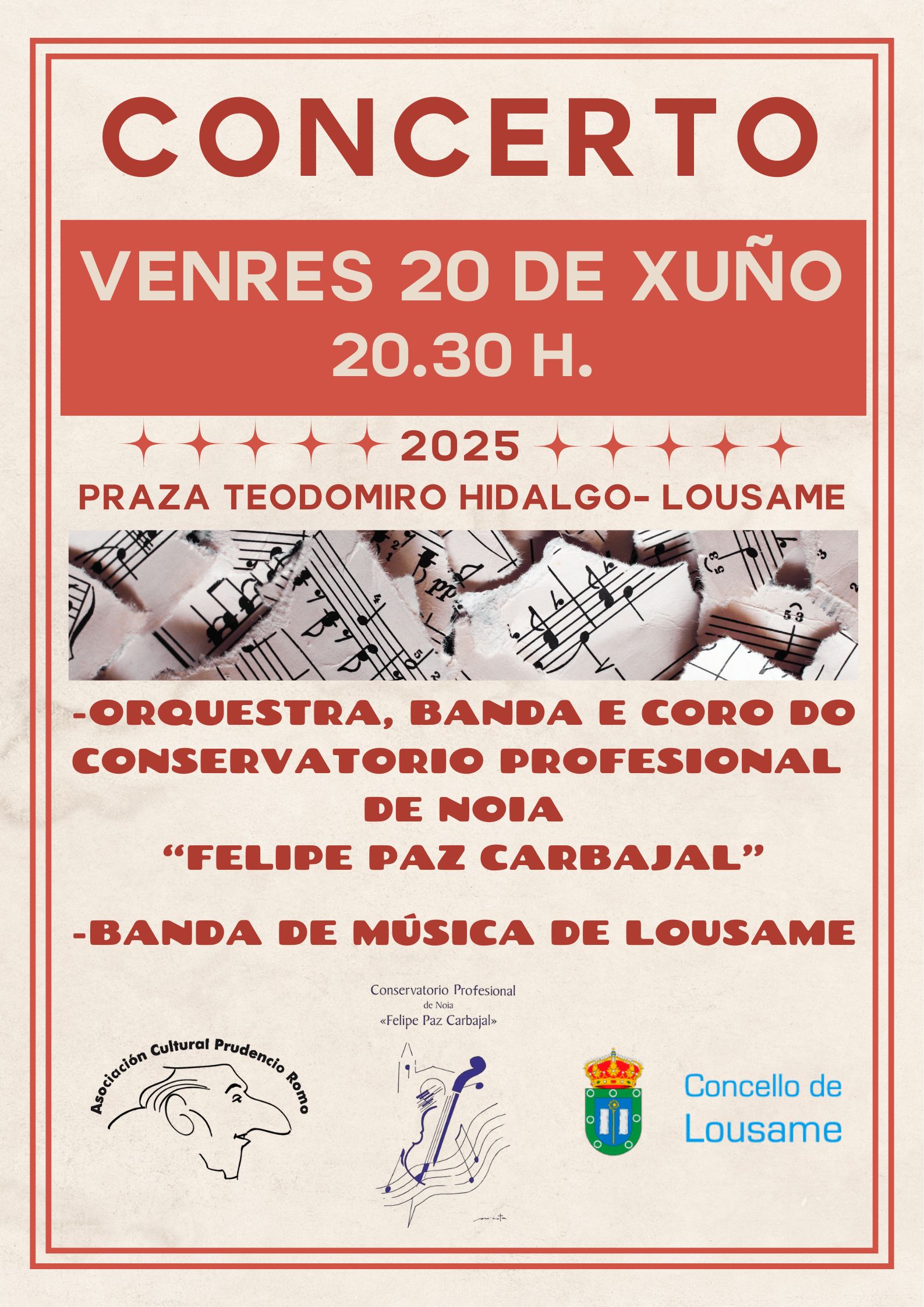 Concerto conxunto da Banda de Música de Lousame e o Conservatorio de Noia