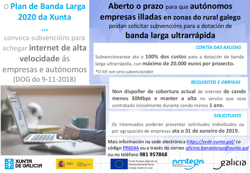 Plan de Banda Larga 2020 da Xunta
