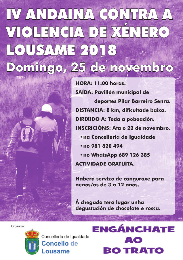 IV andaina contra a violencia de xénero