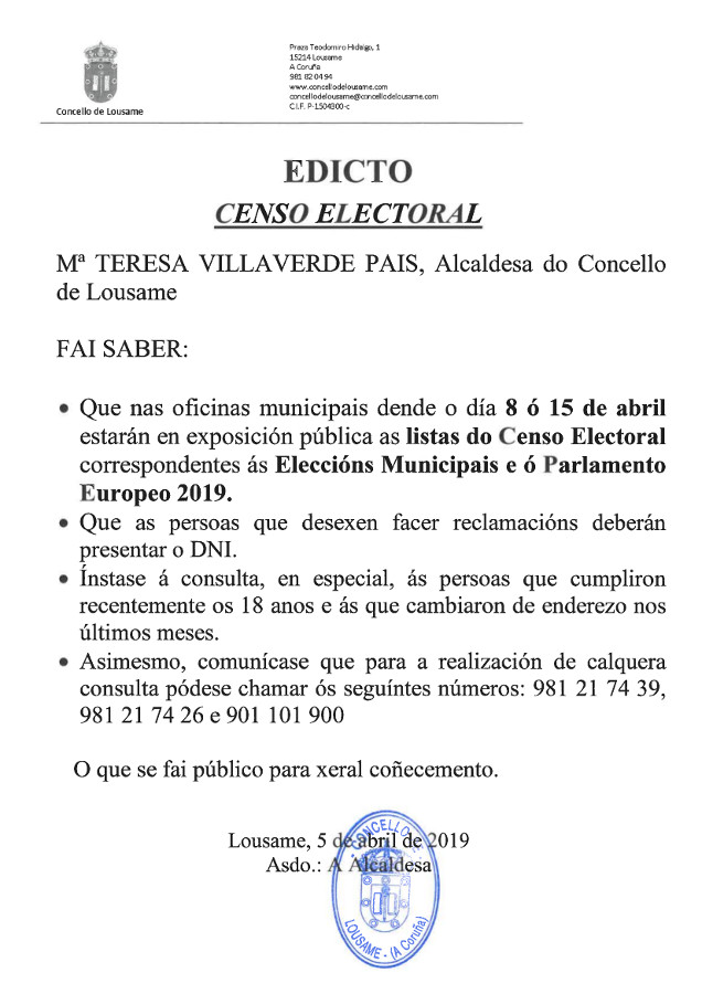 Censo electoral
