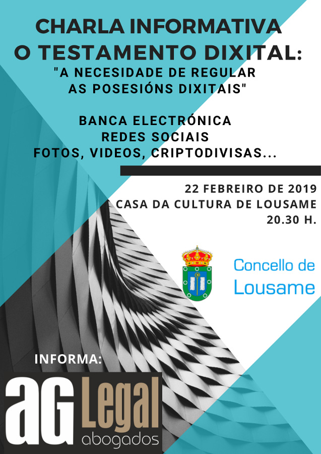O Concello de Lousame organiza unha charla informativa sobre o testamento dixital