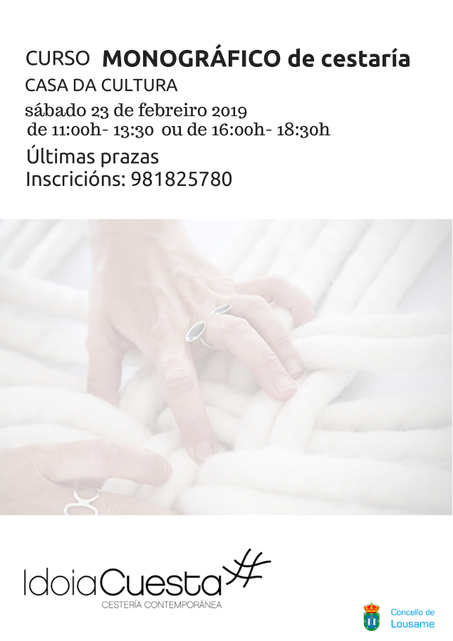 Curso monográfico de cestaría