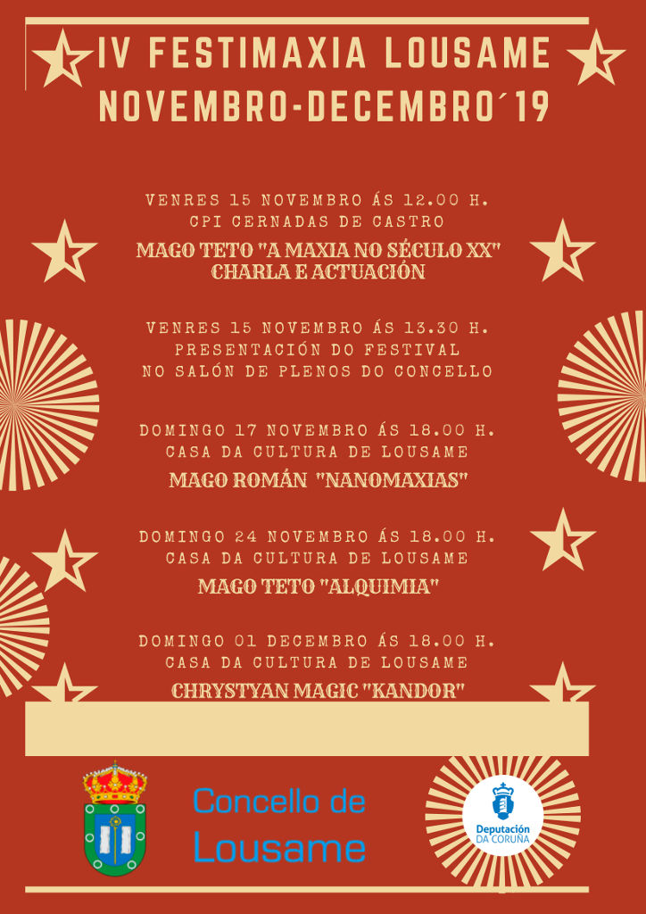 IV Festimaxia Lousame Novembro-Decembro 2019