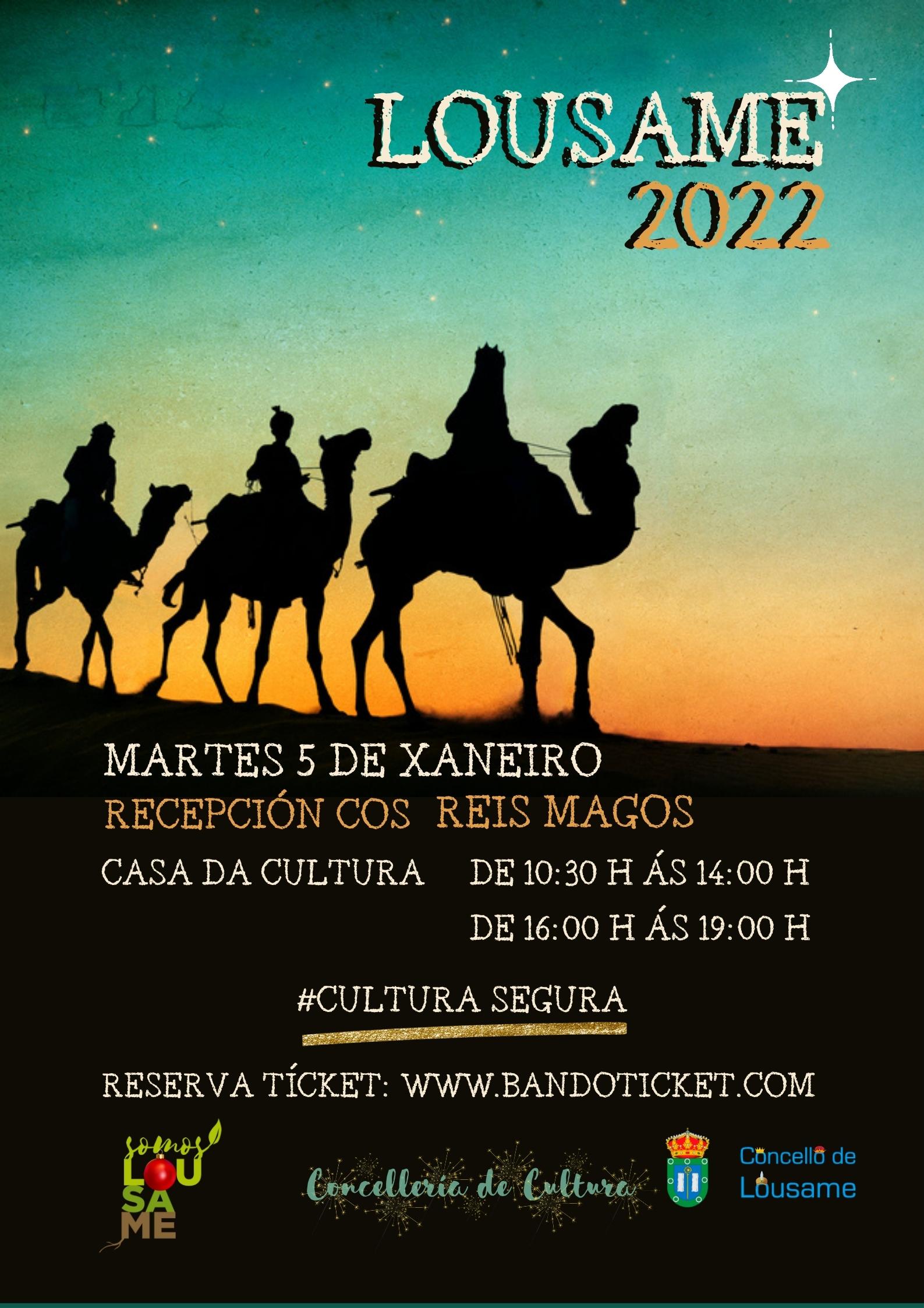 Lousame festexará a chegada das súas Maxestades os Reis Magos de Oriente