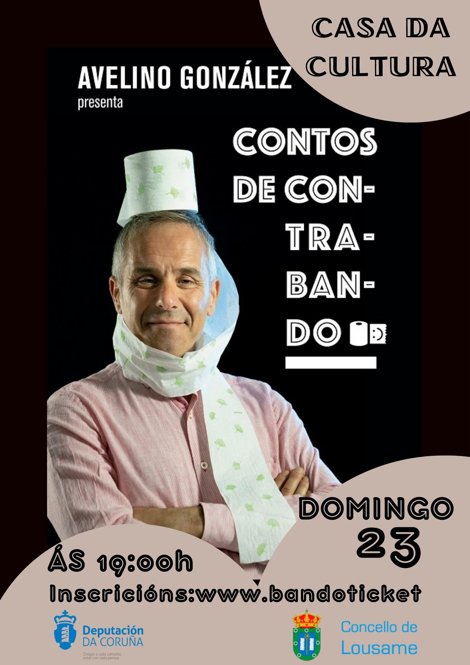  Avelino González presentará Contos de Contrabando 